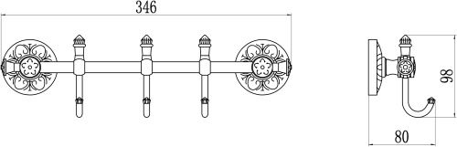 Крючок Savol S-005873C - фото 2