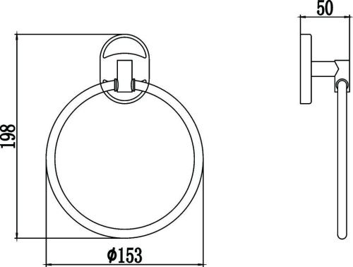 Полотенцедержатель Savol S-007060 - фото 2