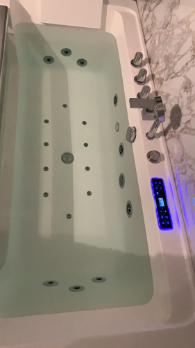 Ванна акриловая гидромассажная Frank 2015103 170х80 пристенная прямоугольная с каркасом - фото 3