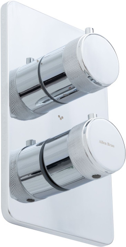 Смеситель для ванны с душем Allen Brau Priority 5.31314-00 встраиваемый в стену хром с термостатом - фото 2