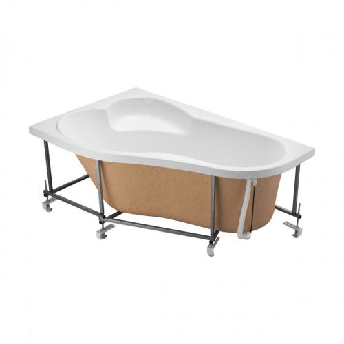Ванна акриловая Santek Ибица XL 1WH112036 160х100 пристенная асимметричная без каркаса - фото 5