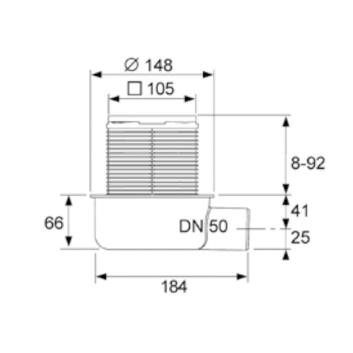 Душевой трап Tece 3601050 в пол - фото 2