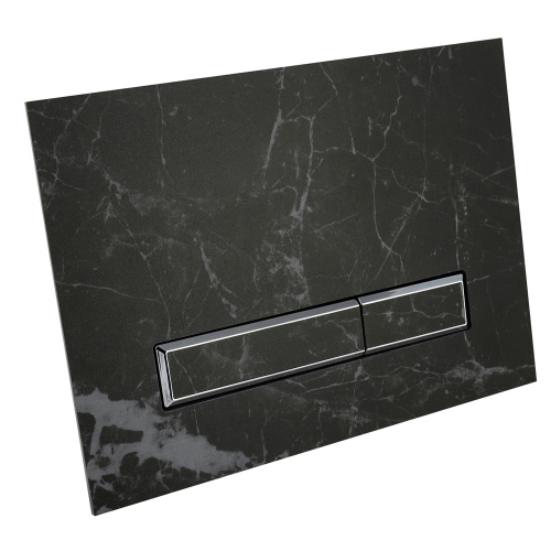 Клавиша смыва механическая Lavinia Boho RelFix 38050901 цвет черный мрамор - фото 2