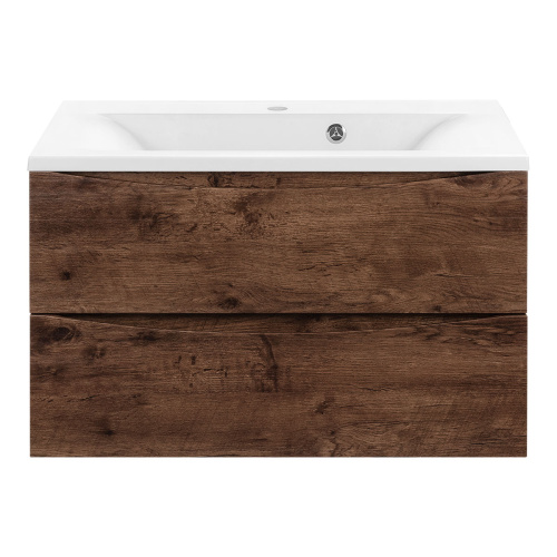 Тумба под раковину Vincea Mia VMC-2MA750RW 74х50х44 подвесная цвет коричневый - фото 3