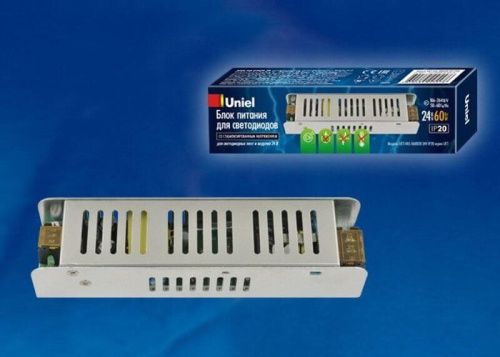 Блок питания (UL-00002429) Uniel UET-VAS UET-VAS-060B20 24V IP20 - фото 2