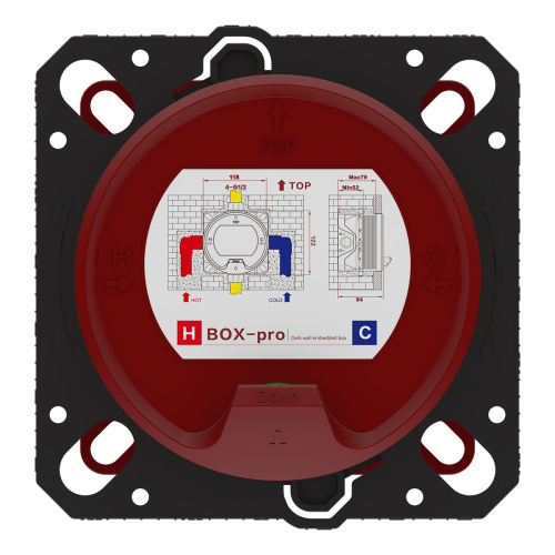 Смеситель для душа Vincea VSCV-321TGM встраиваемый в стену вороненая сталь с термостатом - фото 4
