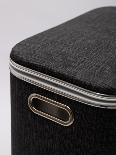 Корзина для белья Geralis Вamboo Gray BBH-B - фото 4