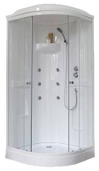 Душевая кабина Royal Bath НК RB90HK2-T 90х90 четверть круга с крышей ориентация универсальная