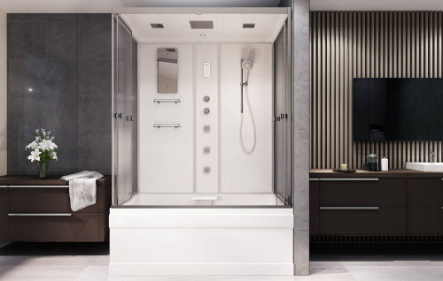 Душевой бокс AvaCan V150 150х85 прямоугольная с крышей ориентация универсальная - фото 3