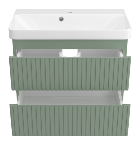 Тумба под раковину Brevita Victory VIC-09070-0802Я 66х37х49 подвесная - фото 3