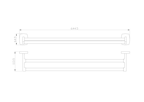 Полотенцедержатель Wonzon & Woghand Porto WW-1001 - фото 2