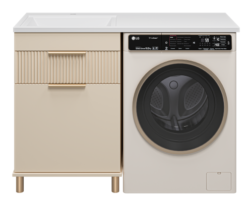 Тумба под раковину Brevita Enfida ENF-07060-031Я 58х48х76 напольная - фото 2