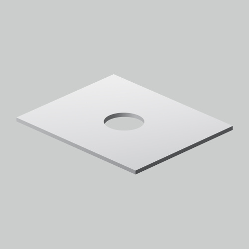 Столешница Am.Pm Func M8FST0600WM 60х50 накладная цвет белый