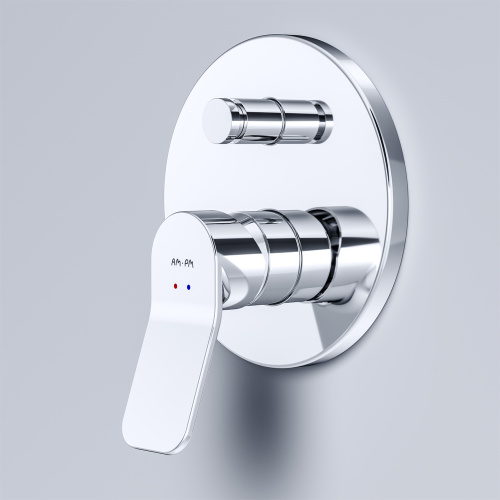 Смеситель для ванны и душа Am.Pm X-Joy F85A45000 встраиваемый в стену хром - фото 5