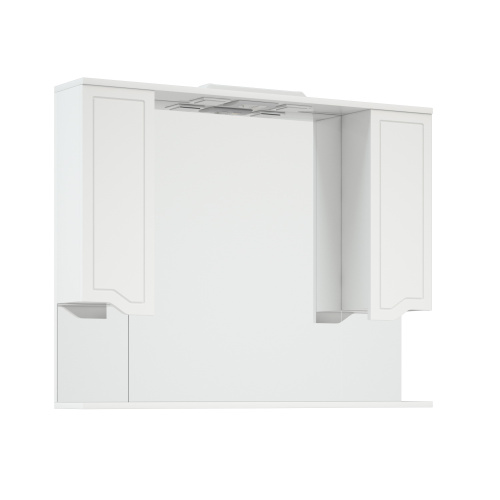 Зеркало-шкаф Corozo Мирра SD-00001545 105х17х82 подвесной цвет белый - фото 5