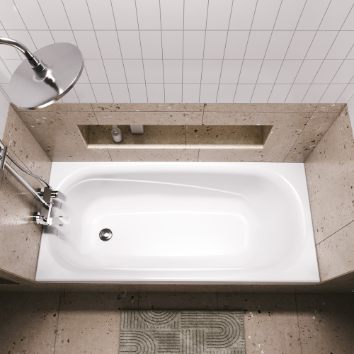 Ванна акриловая Niagara Atrio NG-A18070 180х70 пристенная прямоугольная без каркаса - фото 4