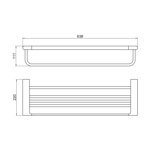 Полка Timo Luiro 18458/18 - фото 2