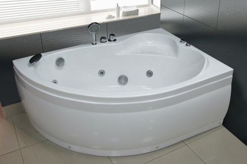 Ванна акриловая Royal Bath ALPINE RB819100R 150х100 пристенная асимметричная без каркаса - фото 2