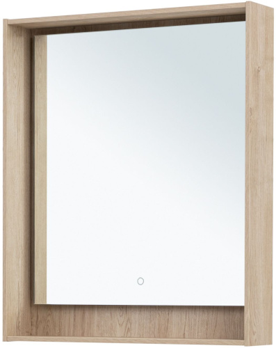 Зеркало в ванную Aquanet Милан 00336404 70х83 цвет светлое дерево - фото 3