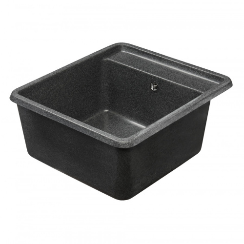 Кухонная мойка Aquaton Беллис 1A724932BS210 57х51 цвет графит - фото 3