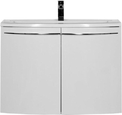 Тумба с раковиной De Aqua Токката 167141 90х43х64 напольная/подвесная цвет белый - фото 2