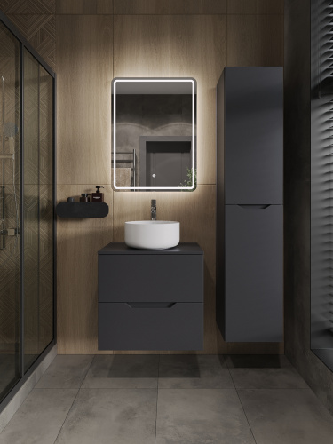 Тумба с раковиной Orange Line Li-60TugMDF+B07-345W 61х46х72 - фото 5