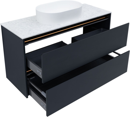 Столешница Allen Brau Activity 1.34025.AL 121х46 накладная цвет белый - фото 3