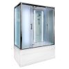 Душевой бокс AvaCan  EM4516LED 160х85 стекло матовое профиль хром