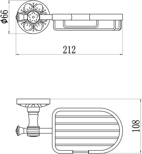 Мыльница Savol S-005832C - фото 3