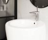 Раковина из сантехнического фарфора Ceramica Nova 850 CN1807 60х50 напольная цвет белый 1 отверстие под смеситель