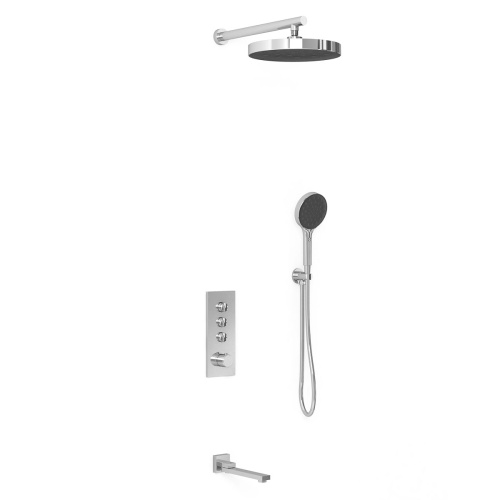 Душевая система Vincea VSFW-433TI2CH встраиваемая в стену с термостатом - фото 2