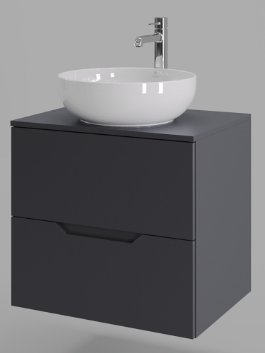 Тумба с раковиной Orange Line Li-60TugMDF+B07-420W 61х46х69 - фото 2