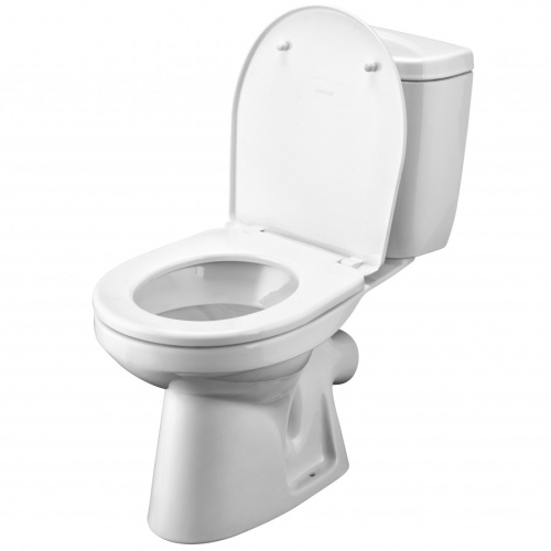 Унитаз-компакт напольный с бачком Santek Анимо 1WH302134 белый с сиденьем каскадный смыв - фото 2