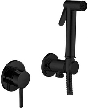 Гигиенический душ со смесителемPaffoni KITDUP110NO встраиваемый в стену черный