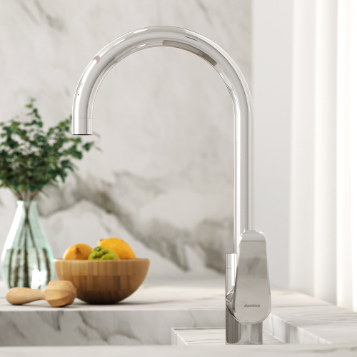 Смеситель для кухни Damixa Merkur 400730000 на мойку хром - фото 3