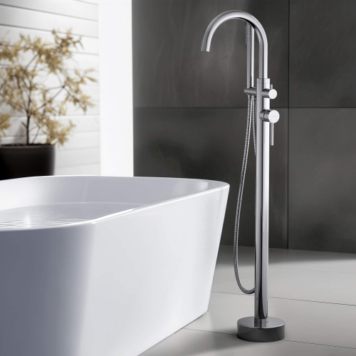 Смеситель Aquatek ЕВРОПА AQ1345CR напольный хром - фото 3