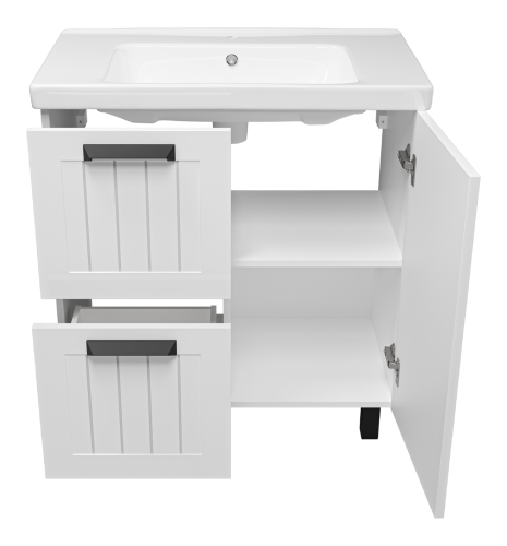 Тумба под раковину Misty Спарта П-Спа-06080-01-012Я 77х45х70 напольная - фото 3