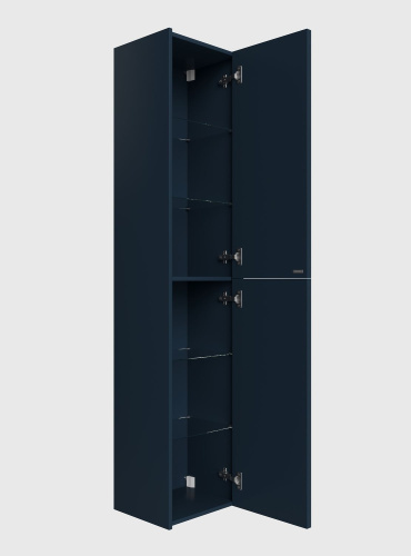 Шкаф-пенал Allen Brau Fantasy 2.0 1.11007.BGM 2.0 40х32х180 подвесной цвет синий/серый - фото 2