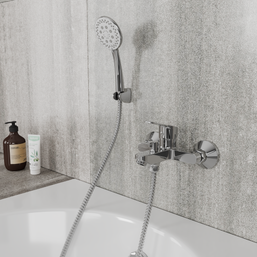 Смеситель для ванны Rush Sky SK5720-44 настенный хром - фото 3