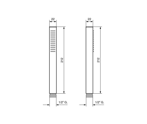 Лейка для ручного душа Emmevi C02445/OR круглая - фото 2