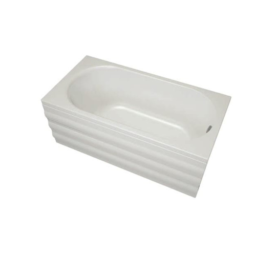 Ванна акриловая Aquanika Round A1017075025 170х75 пристенная прямоугольная без каркаса - фото 3