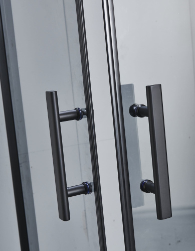 Душевой уголок Timo Imwei YL-9002B 90х90 стекло матовое профиль хром с поддоном - фото 3