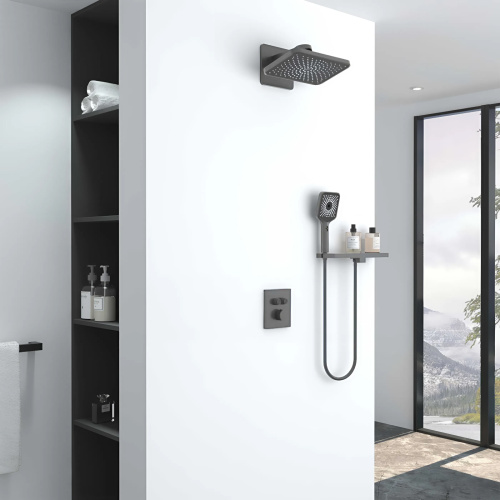 Душевая система Vincea Inspire VSFW-3I21MT4RGM встраиваемая в стену с термостатом