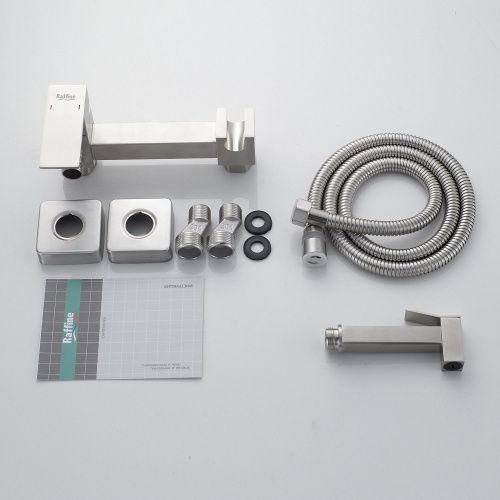 Гигиенический душ со смесителем Raffine F237L сатин - фото 4