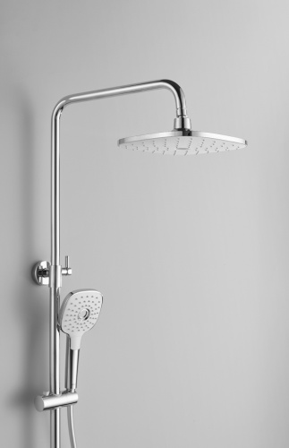 Душевая стойка Arrow AG3323SHCP настенная цвет хром с термостатом - фото 4