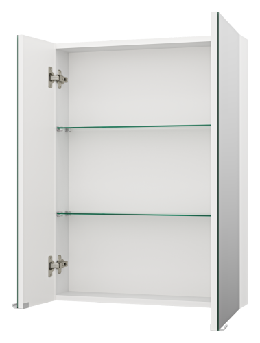 Зеркало-шкаф Misty Аура Э-Аур02060-01 60х15х80 подвесной цвет белый - фото 4