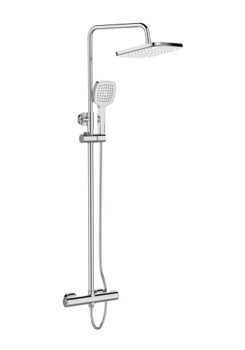 Душевая стойка Orange Thermo T02S4-912cr настенная цвет хром с термостатом - фото 2
