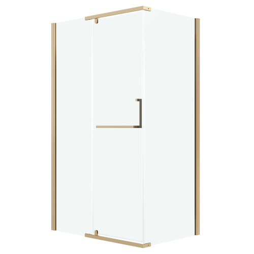 Душевой уголок Grossman Pragma 120.K33.03.1290.32.00 120х90 стекло прозрачное профиль золото матовое без поддона