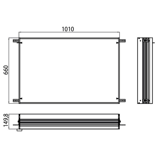 Монтажная рама для зеркального шкафа Emco Asis 9897 000 21 - фото 2