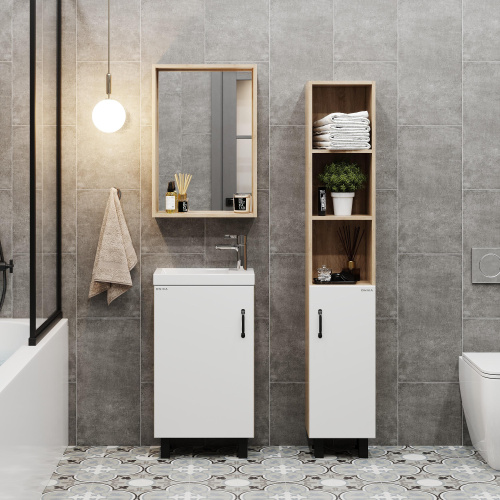 Зеркало в ванную Onika Тимбер 204803 48х70 - фото 4